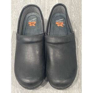 Dansko XP‎ Oil Tanned Black Leather Clogs Women's Shoes Size 41 US 10.5-11